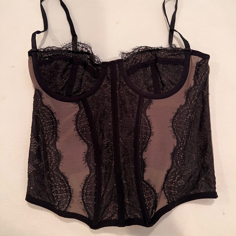 Chic Brown Camisole Bustier